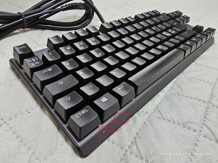 "SteelSeries Apex Pro TKL" laidinė mechaninė žaidimų klaviatūra iš ekspozicijos