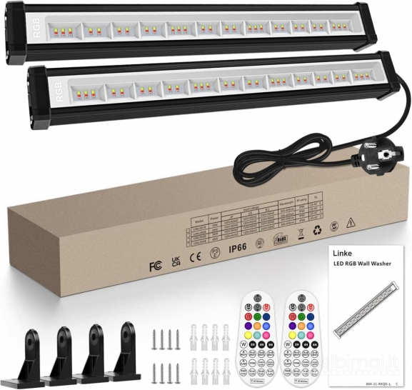 Linke 42w Rgb LED prožektorius (2vnt)