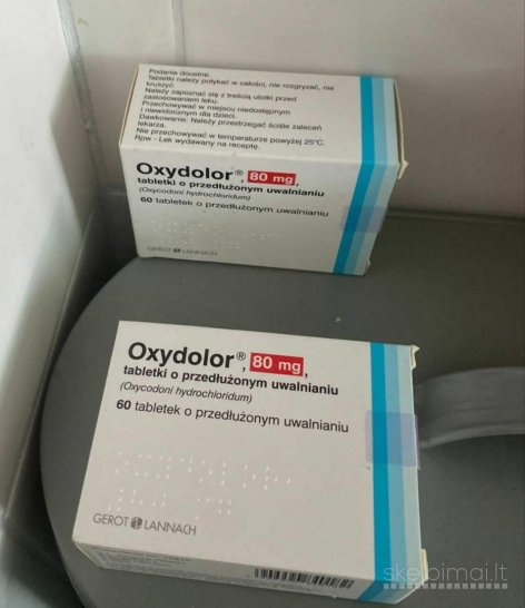 Parduodu Oxydolor 80mg mundipharma 