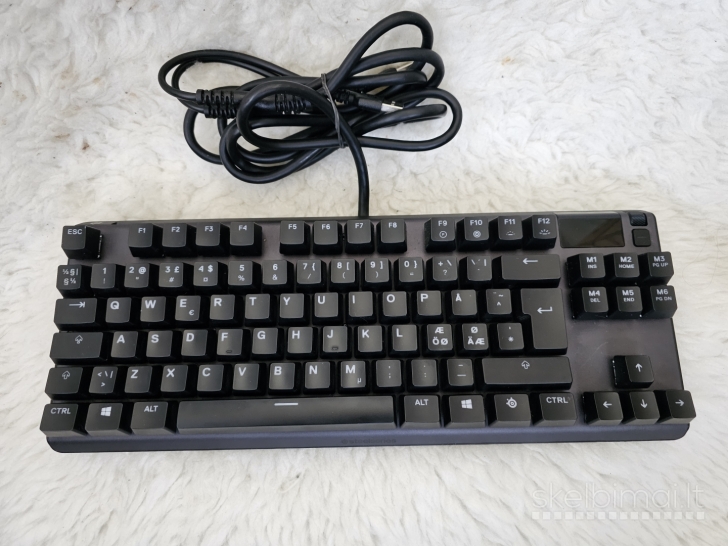 "SteelSeries Apex 7 TKL (red switch)" laidinė mechaninė žaidimų klaviatūra