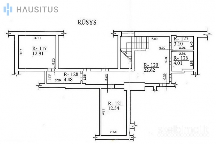 NUOMOJAMOS 118.08 KV.M. PATALPOS MIESTO CENTRE VILNIAUS G. PANEVĖŽIO M.