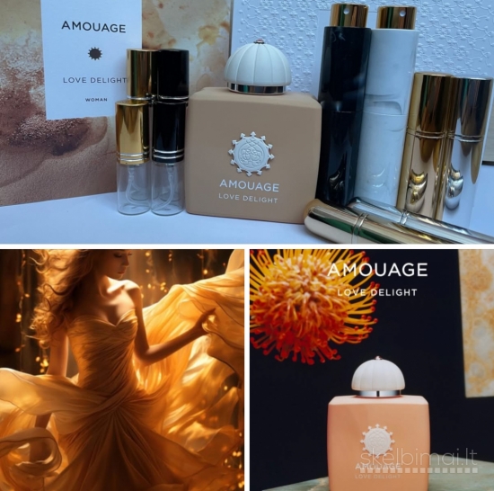 Originalių Amouage Love Delight (edp) dalybos į atomaizerius