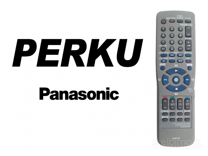 Perku Panasonic vhs grotuvo videko pultelį