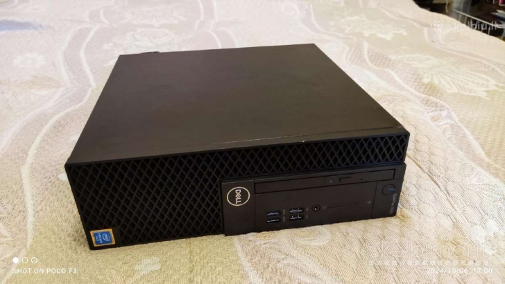 Dell OptiPlex 3060 SFF Mažas DDR4 16GB RAM; SSD ir 2.5" HDD: + - LCD 19"