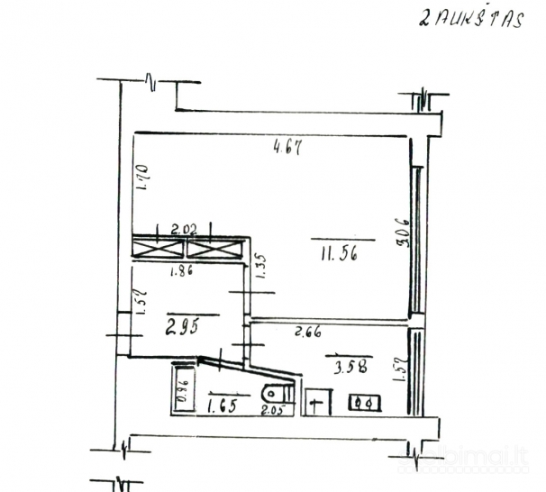 Parduodamas 1 kambario butas Marijonų g. 29, Panevėžyje,