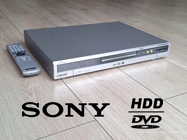 Įrašantis Sony DVD su HDD kietuoju disku grotuvas