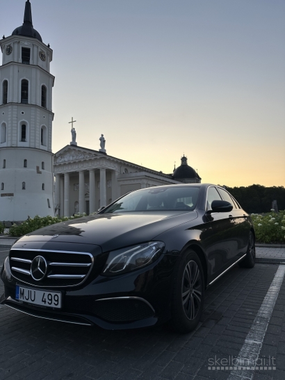 Mercedes-Benz E-Class nuoma su vairuotoju – verslo ir privatiems klientams