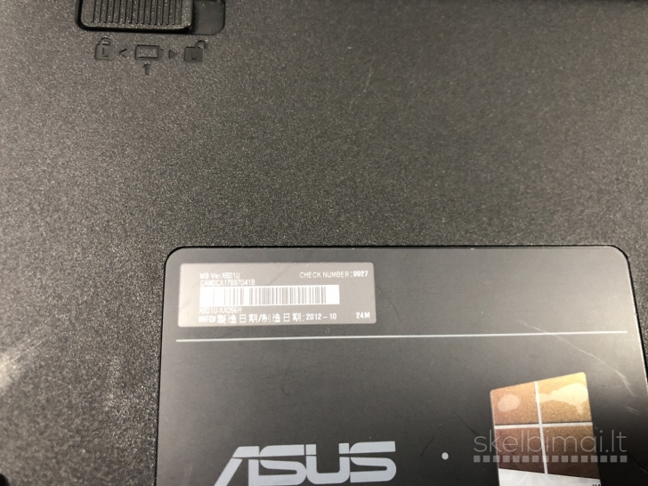 Nešiojamas kompiuteris ASUS X501U