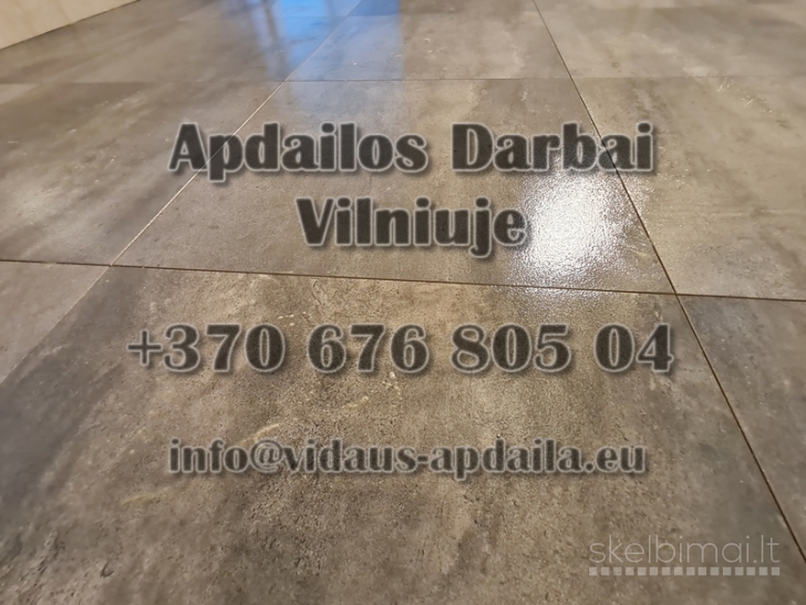 Apdailos darbai Vilniuje - Vidaus-apdaila.eu