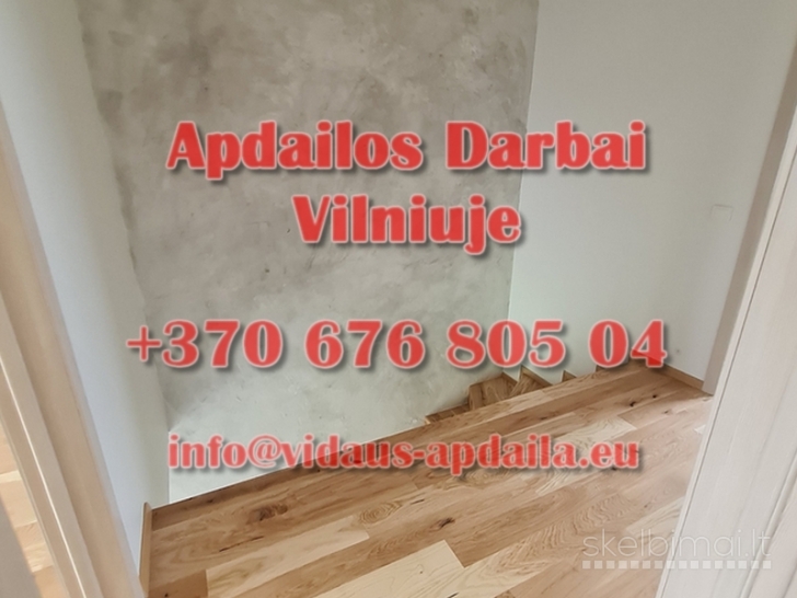 Apdailos darbai Vilniuje - Vidaus-apdaila.eu