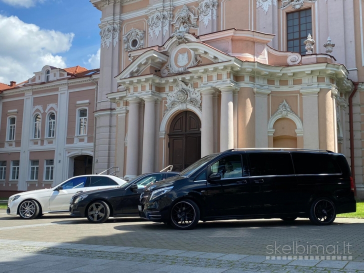 Mercedes-Benz V-Class nuoma su vairuotoju - verslo ir privatiems klientams