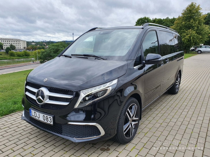 Mercedes-Benz V-Class nuoma su vairuotoju - verslo ir privatiems klientams