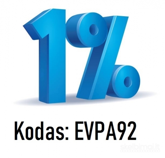 Uždirbk papildomai po 1% kas mėn nuo Jūsų investicijų