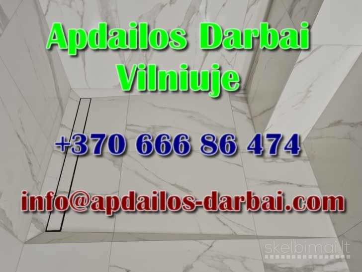 Apdailos darbai Villniuje be tarpininkų - Apdailos-Darbai.com