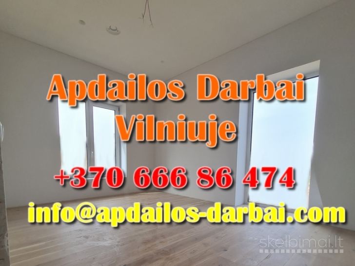 Apdailos darbai Villniuje be tarpininkų - Apdailos-Darbai.com