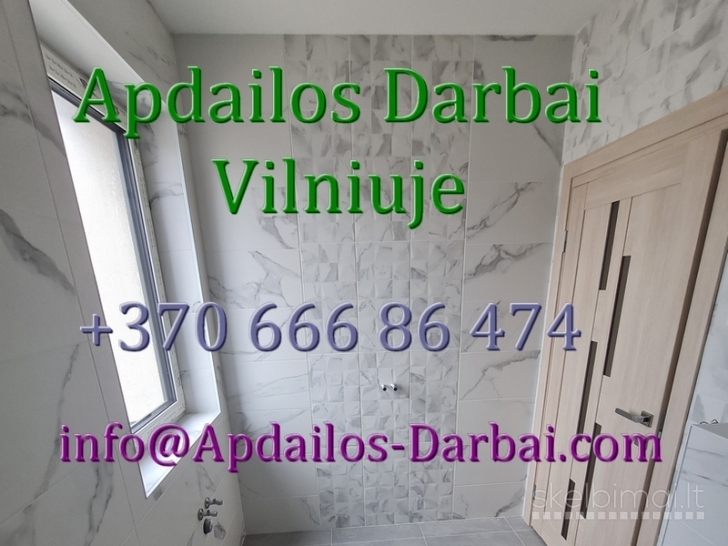 Apdailos darbai Villniuje be tarpininkų - Apdailos-Darbai.com