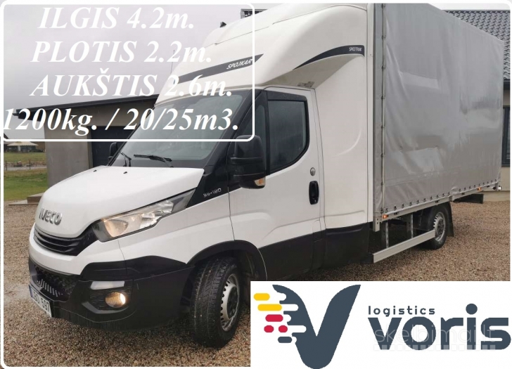 Skubių krovinių gabenimas ir logistikos paslaugos LT-EU-LT mikroautobusais 