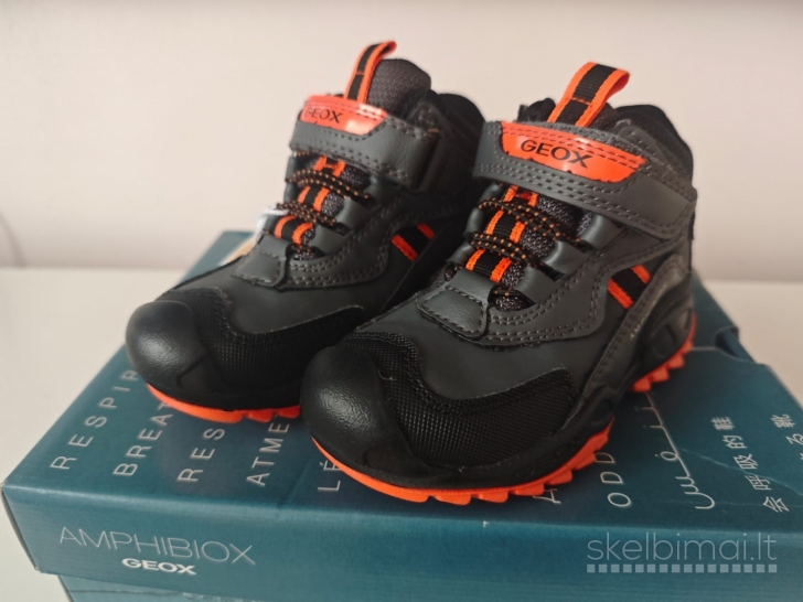 Geox Amphibiox Abx grey/orange žieminiai batai