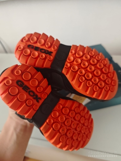 Geox Amphibiox Abx grey/orange žieminiai batai