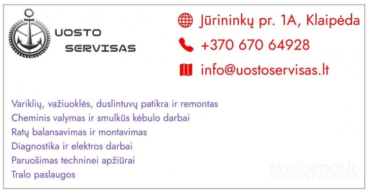 Uosto Servisas Jūrininkų pr. 1A