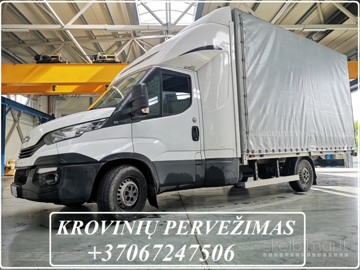 Itin greitas tarptautinis krovinių pervežimas LT-EU-LT mikroautobusais 