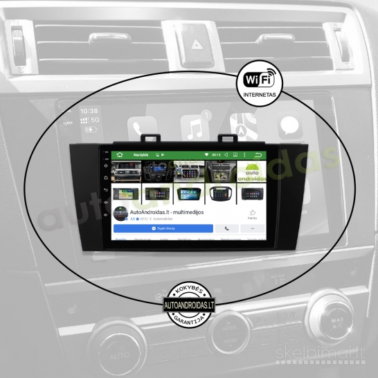 SUBARU OUTBACK 5 LEGACY 6 2014-18 Android multimedija Carplay