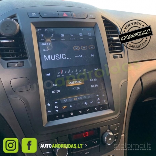 OPEL INSIGNIA Carplay Android multimedija tesla stiliaus