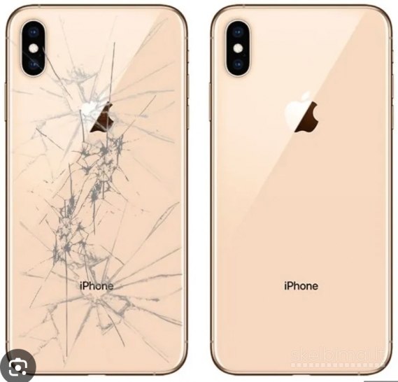 iPhone 8-X-XS-XS Max-XR galinio dangtelio/stikliuko keitimas