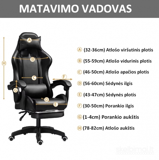 AUKŠTOS KOKYBĖS ŽAKARDO UŽVALKALAI ŽAIDIMO-KOMPIUTERIO KĖDĖMS