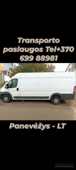 Krovinių pervežimas mikroautobusu 