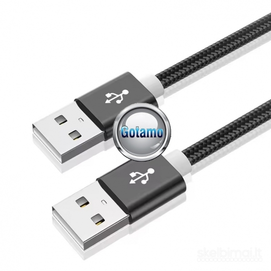 USB 2.0 į USB 2.0 laidas 3 metrai WWW.GOTAMO.LT