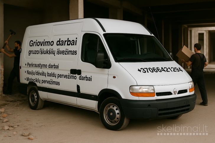 Pervežimo/Perkriaustymo darbai Klaipėdoje