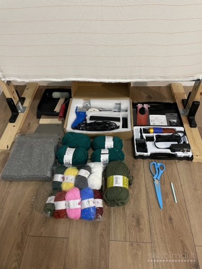 Tufting, kilimų gamybos irangą