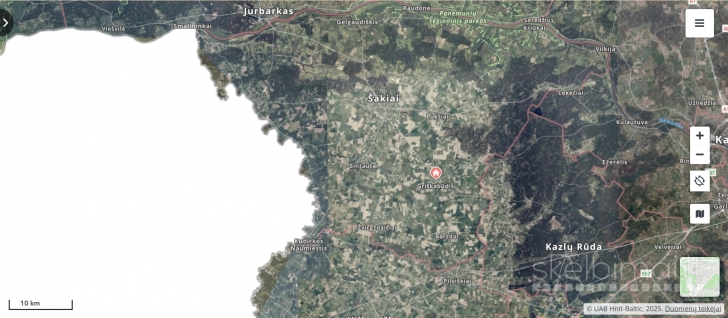 Parduodama rąstinė sodyba  Šakių r.sav. , Griškabūdis J. Jablonskio g. 24