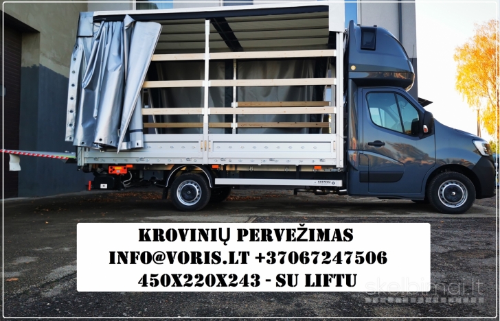 Visų tipų krovinių transportavimas www.voris.lt Lithuania - Europe - Lithuania