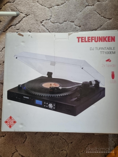 TELEFUNKEN plokštelių grotuvas