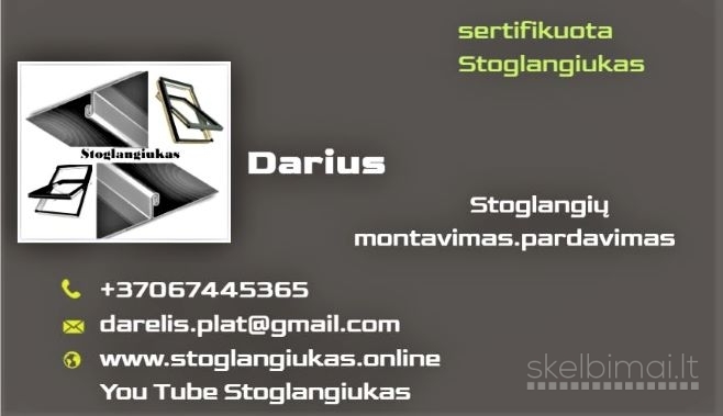 Stoglangiukas . Stoglangių montavimas / remontas /pardavimas . 