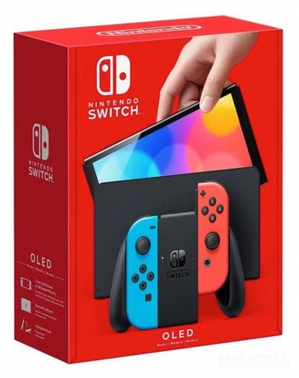 Geros būklės Nintendo Switch OLED konsolė