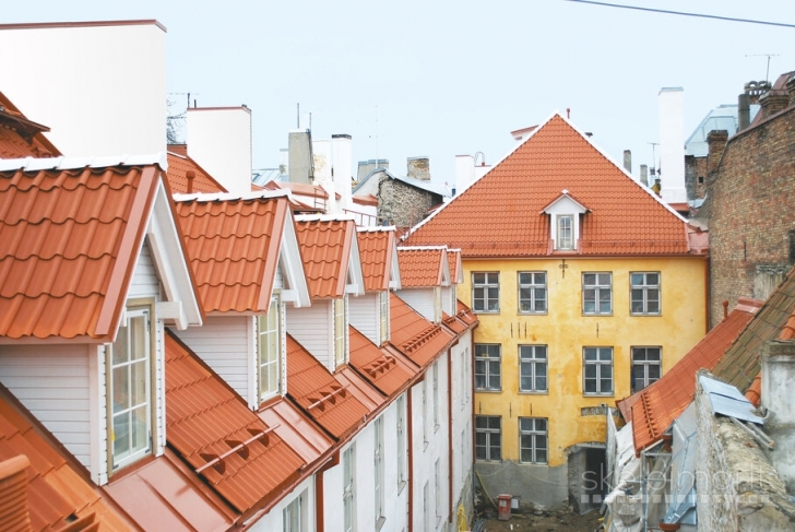 Čerpės Vittinge E13 klasikinės keraminės čerpės stogo danga MONIER, Klaipėda
