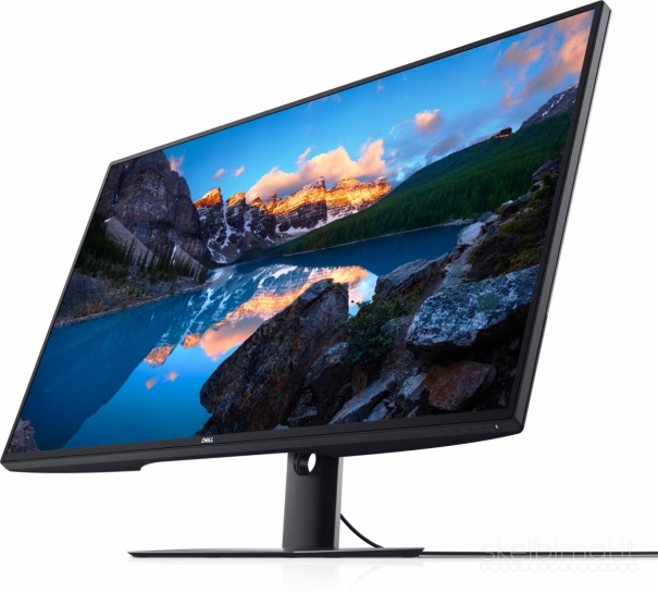 DELL UltraSharp U4320Q 4K IPS monitorius šiek tiek įskeltu ekranu