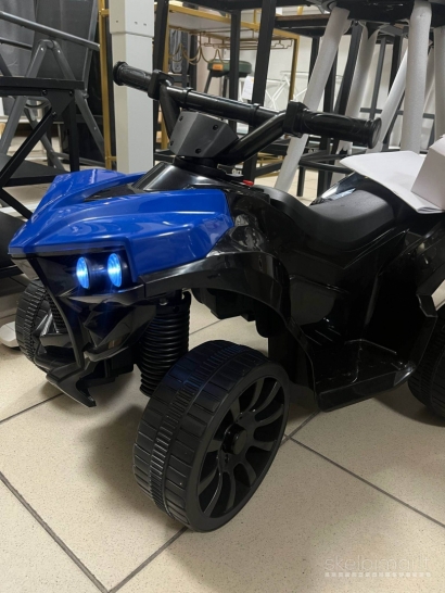 Naujas vaikiškas elektrinis keturratis