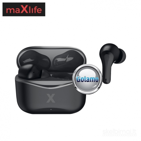 95 Bluetooth ausinės maXlife juodos spalvos WWW.GOTAMO.LT