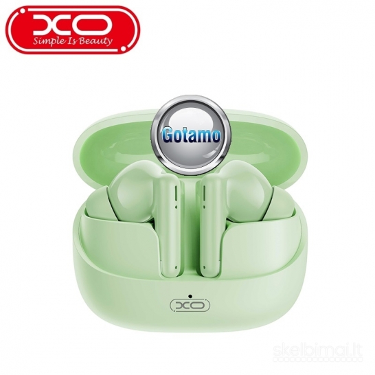 97 Bluetooth ausinės XO Star Dual-Mic mėtinės spalvos WWW.GOTAMO.LT