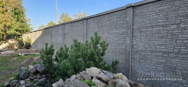 betonines tvoros vienpusės ir dvipusės