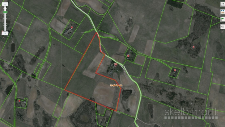 Parduodamas 6,30 ha žemės sklypas Kalvarijos sav.