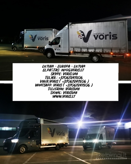 LIETUVA-DANIJA Skubūs pervežimai – greitas pristatymas www.voris.lt 