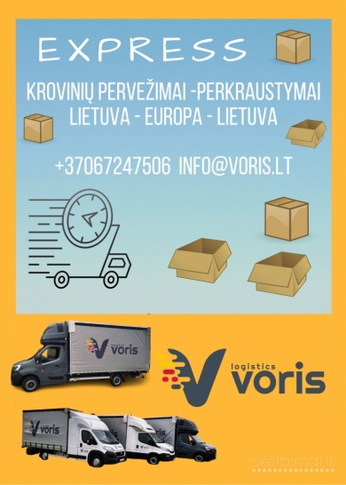 Jūsų kroviniai – mūsų atsakomybė. Patikėkite mums savo transportavimo poreikius