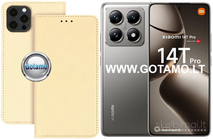 106 Re-Grid dėklai Xiaomi 14T, Xiaomi 14T Pro telefonams WWW.GOTAMO.LT