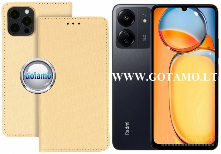 108 Re-Grid dėklai  Xiaomi Redmi 13C, Xiaomi Poco C65 telefonams WWW.GOTAMO.LT
