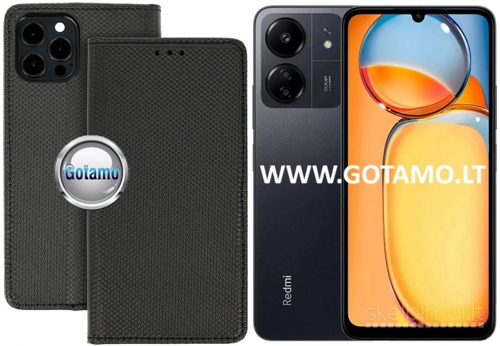108 Re-Grid dėklai  Xiaomi Redmi 13C, Xiaomi Poco C65 telefonams WWW.GOTAMO.LT